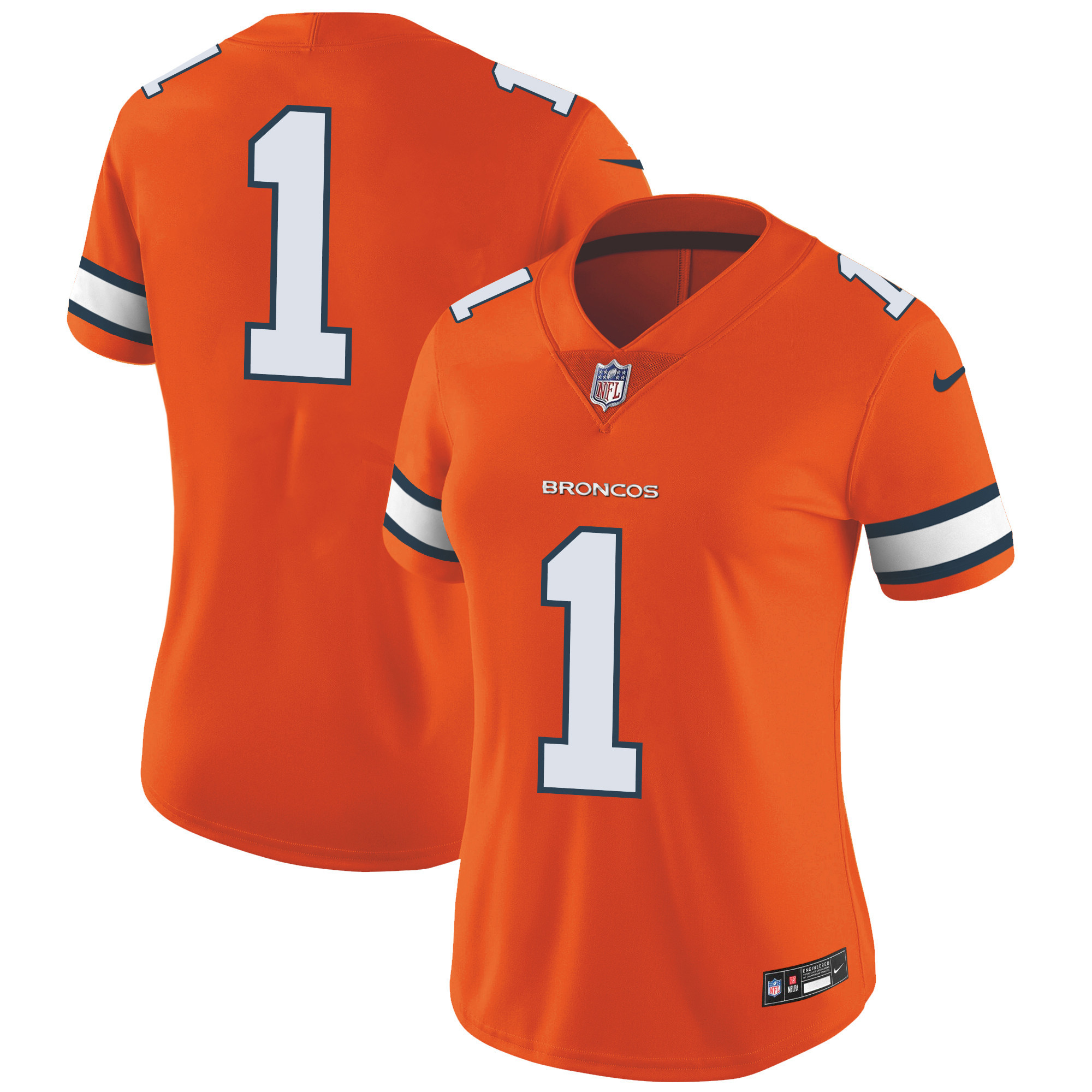 Women's Denver Broncos Vapor Limited Jersey - All Stitched - Image 7