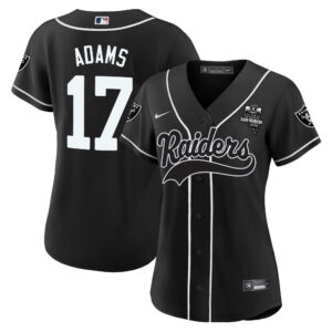 Women's Raiders Baseball Jersey - All Stitched
