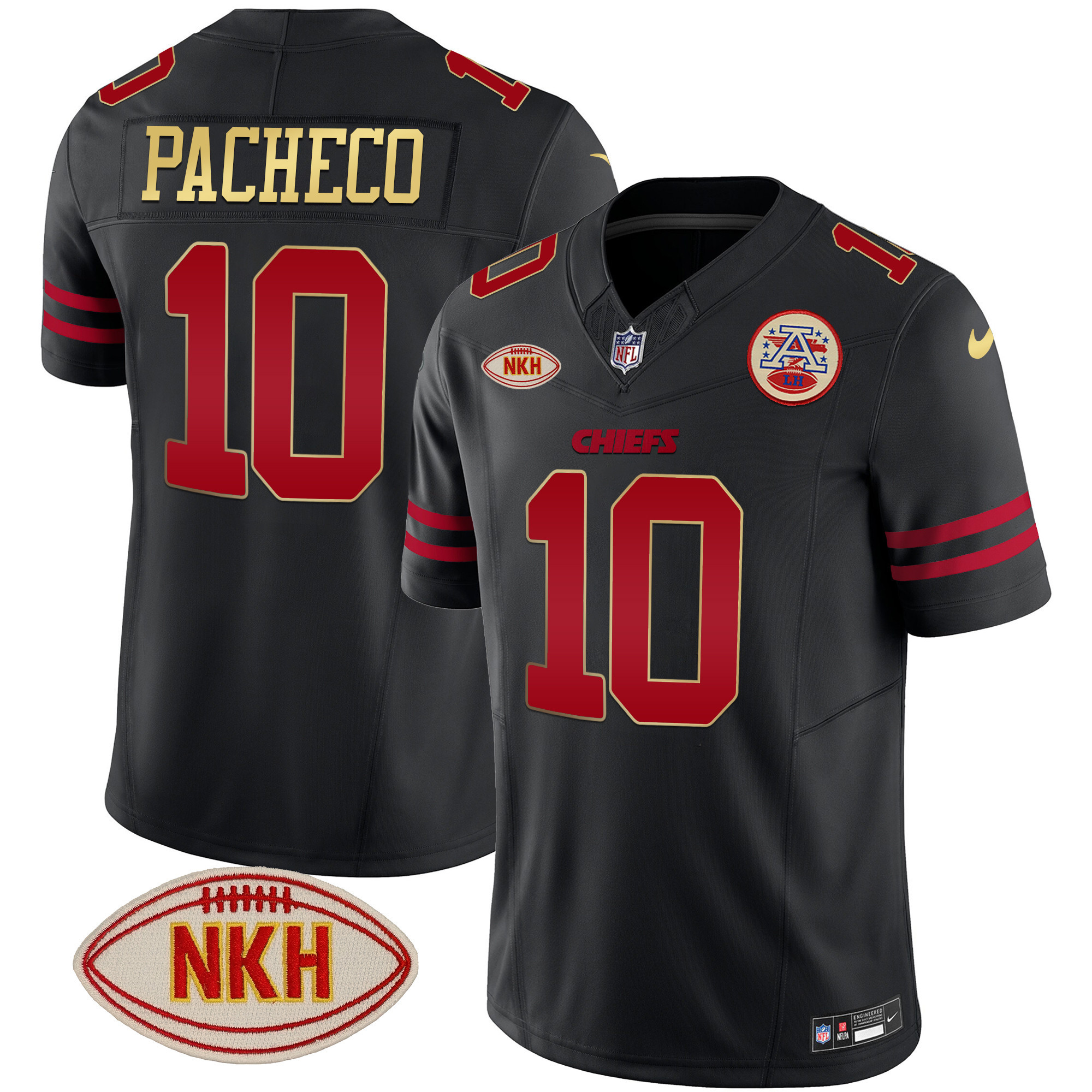 Men's Chiefs NKH Patch 2023 Vapor Limited Jersey - All Stitched - Image 29