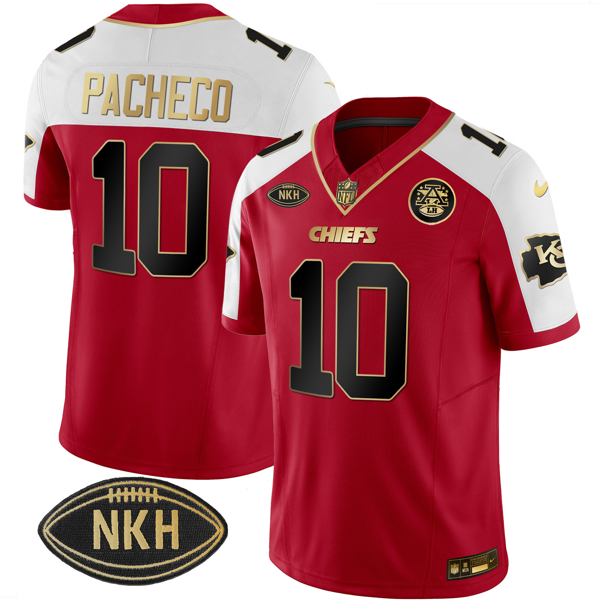 Men's Chiefs NKH Patch 2023 Vapor Limited Jersey - All Stitched - Image 5