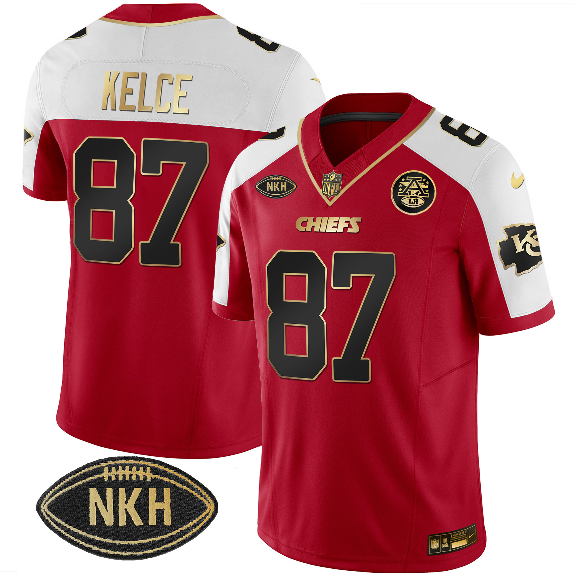 Men's Chiefs NKH Patch 2023 Vapor Limited Jersey - All Stitched - Image 2