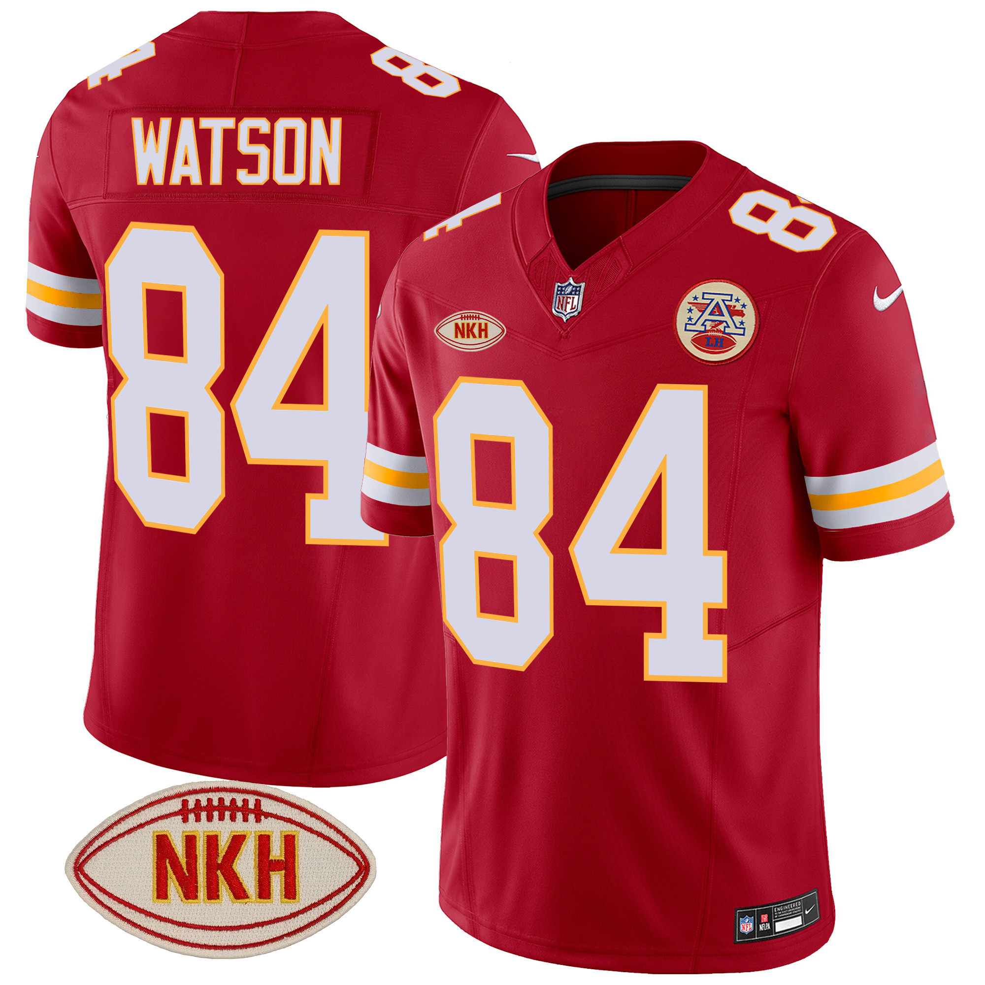 Men's Chiefs NKH Patch 2023 Vapor Limited Jersey - All Stitched - Image 36