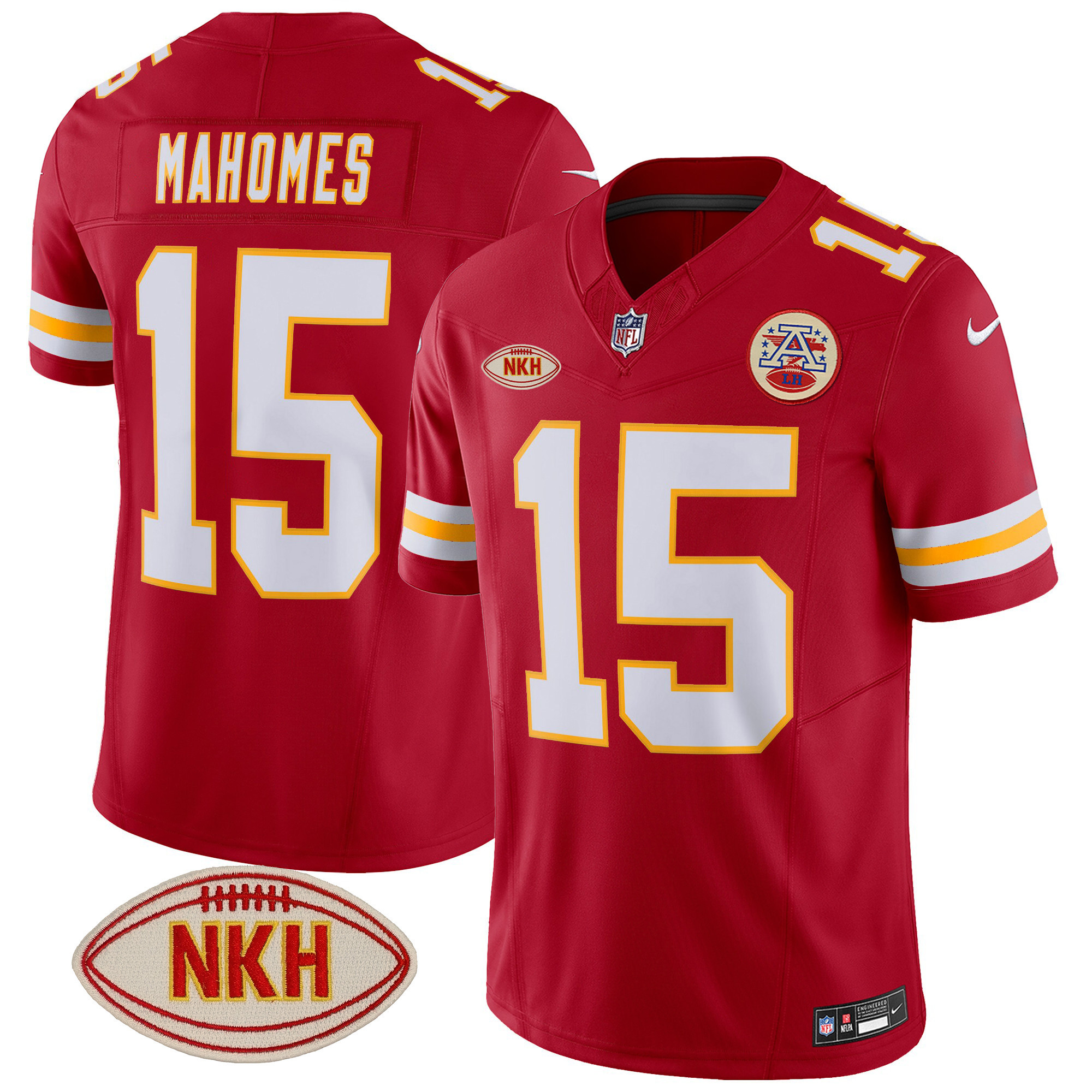 Men's Chiefs NKH Patch 2023 Vapor Limited Jersey - All Stitched - Image 31