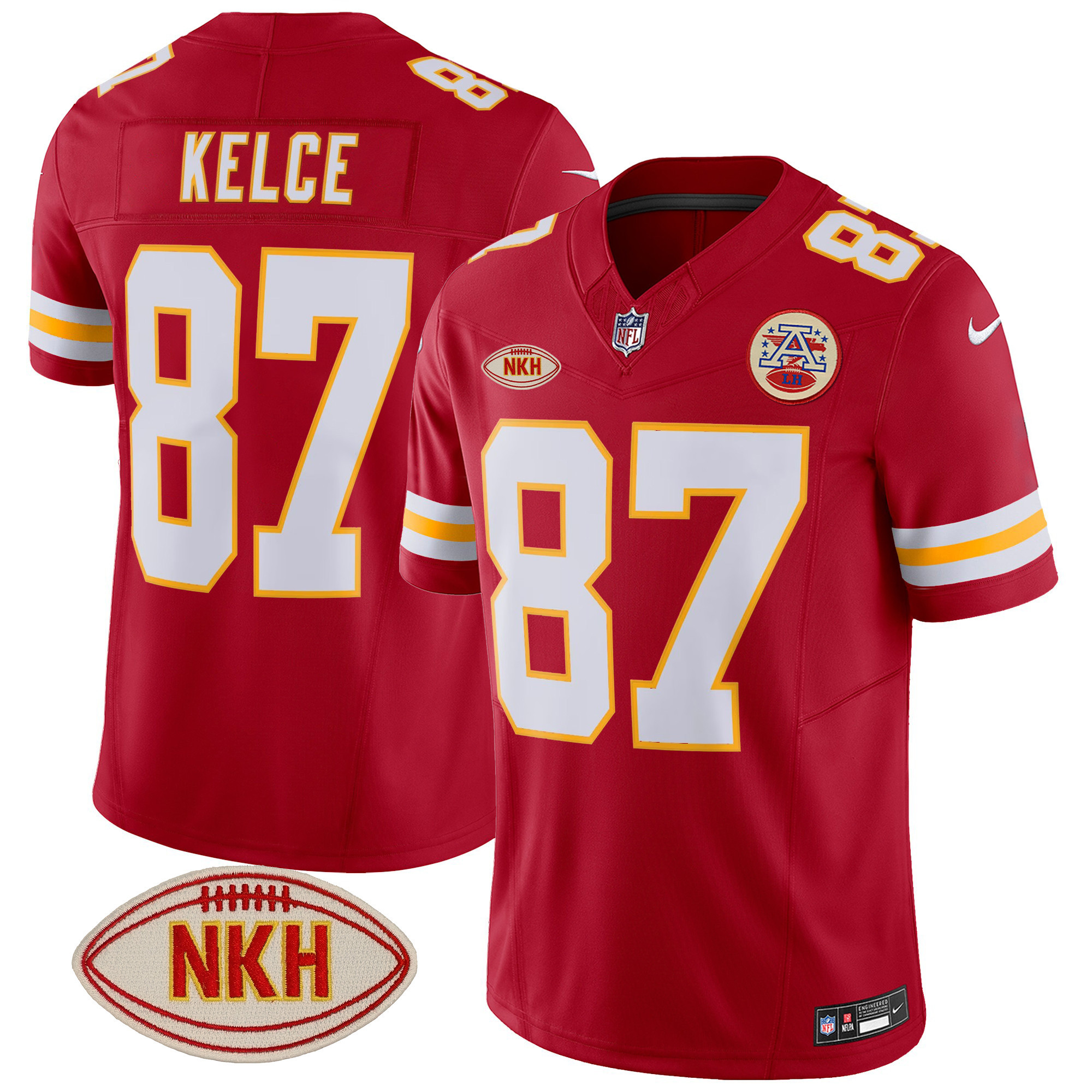 Men's Chiefs NKH Patch 2023 Vapor Limited Jersey - All Stitched - Image 32