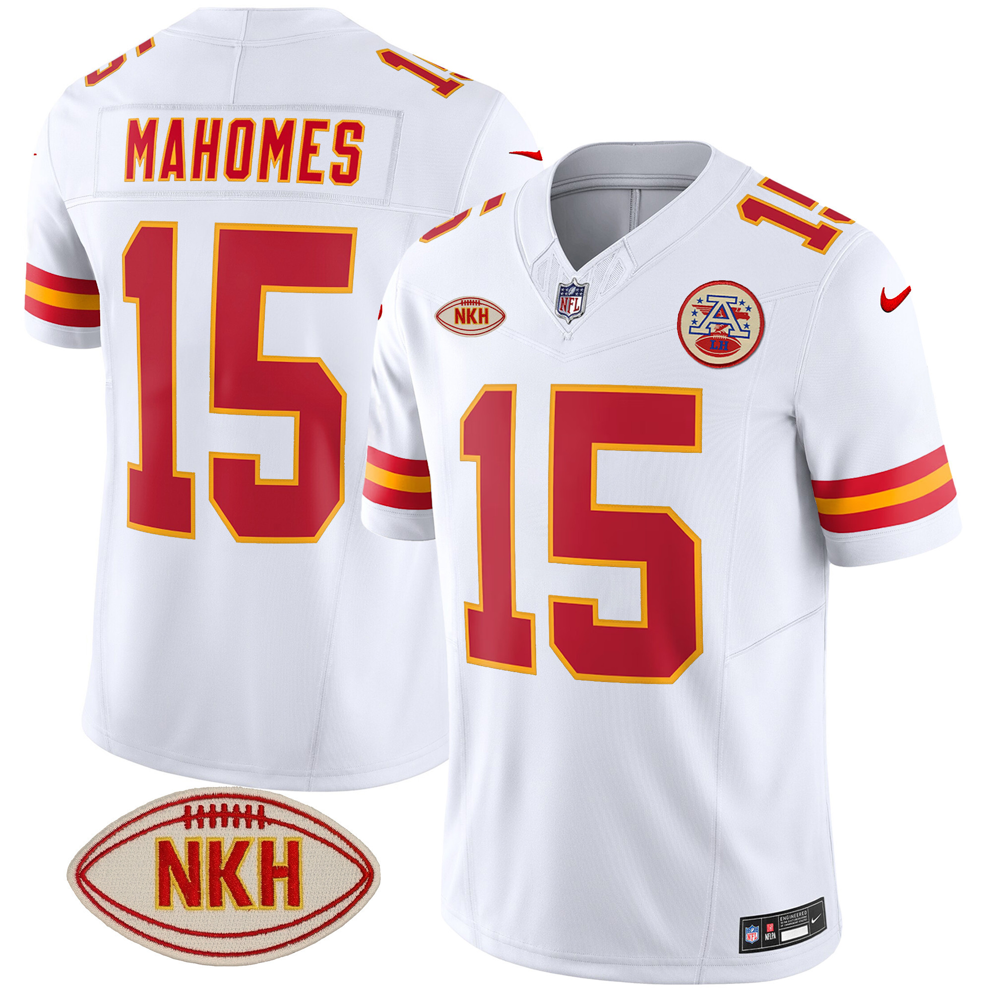 Men's Chiefs NKH Patch 2023 Vapor Limited Jersey - All Stitched - Image 37