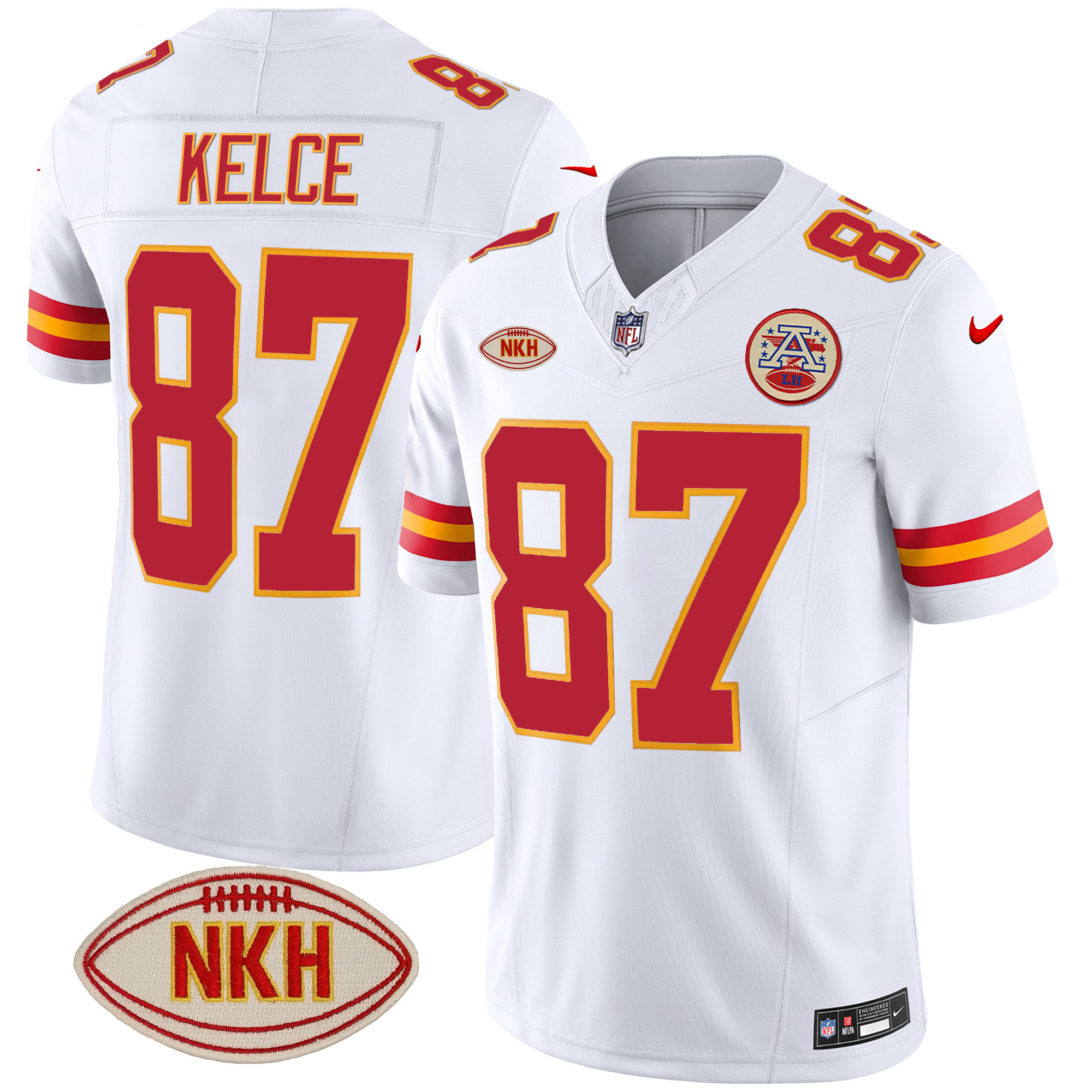 Men's Chiefs NKH Patch 2023 Vapor Limited Jersey - All Stitched - Image 38