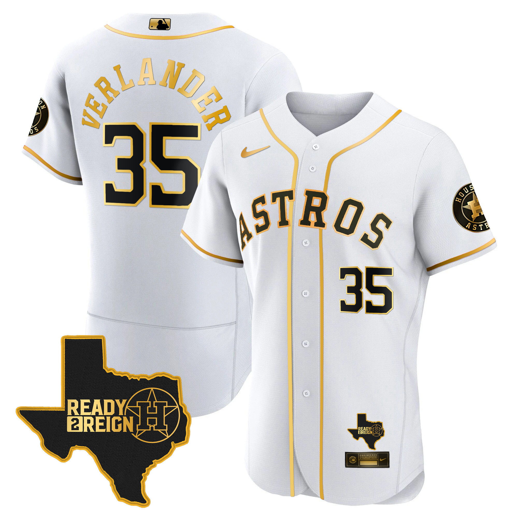 Men's Houston Astros 2024 Ready 2 Reign Flex Base Jersey - All Stitched - Image 12