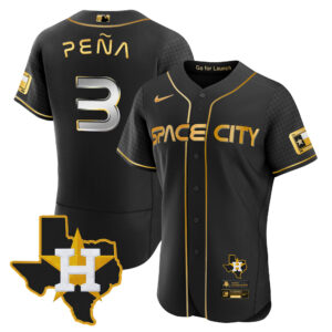 Men's Astros 2024 Space City Flex Base Jersey - Texas Patch - All Stitched