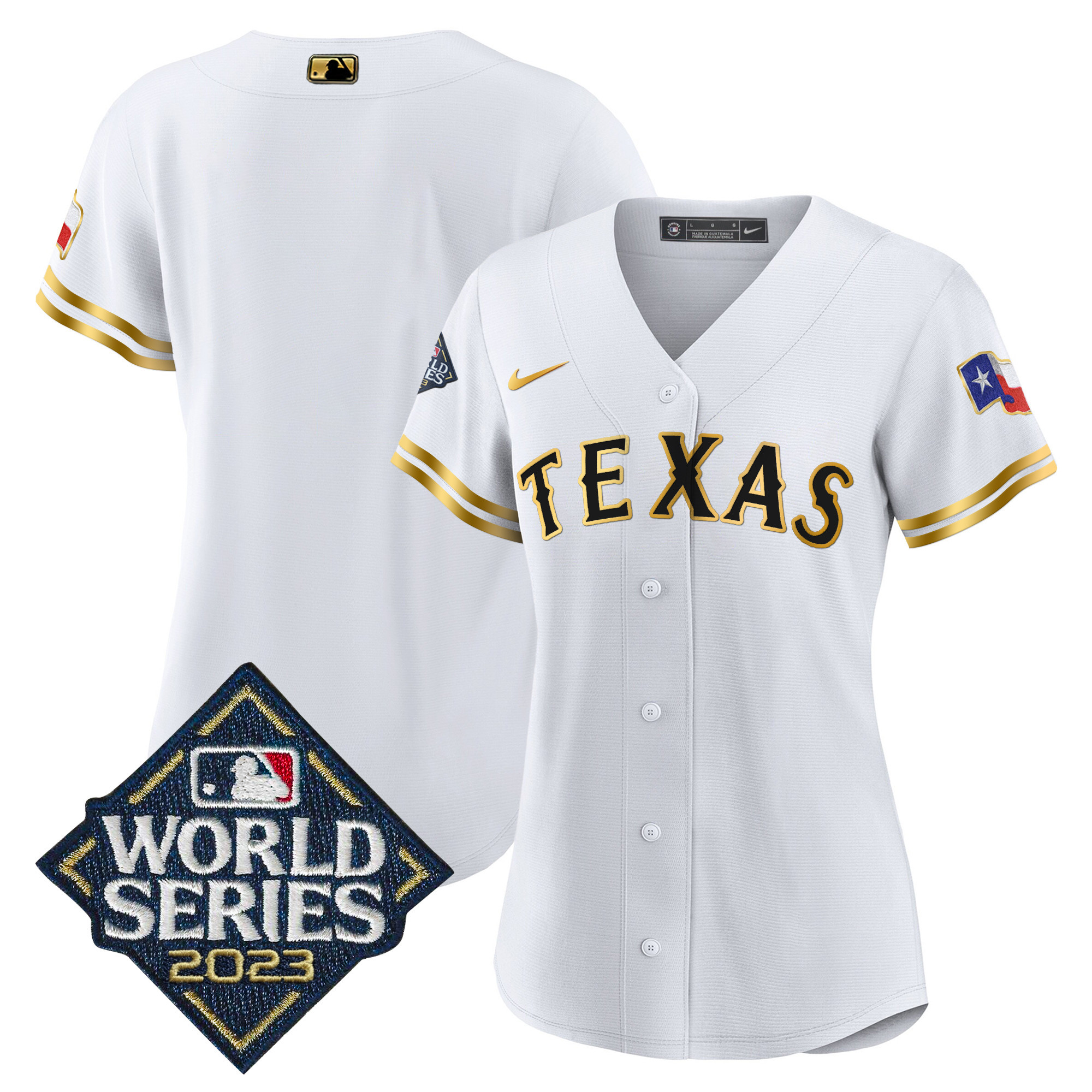 Women's Texas Rangers 2023 World Series Baseball Jersey - All Stitched - Image 18