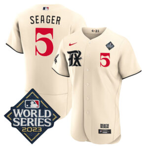 Men's Texas Rangers 2023 World Series City Connect Flex Base Jersey - All Stitched