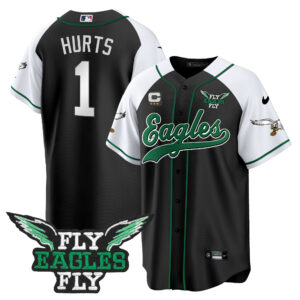 Men's Fly Eagles Fly Patch Throwback Kelly Green Baseball Jersey - All Stitched