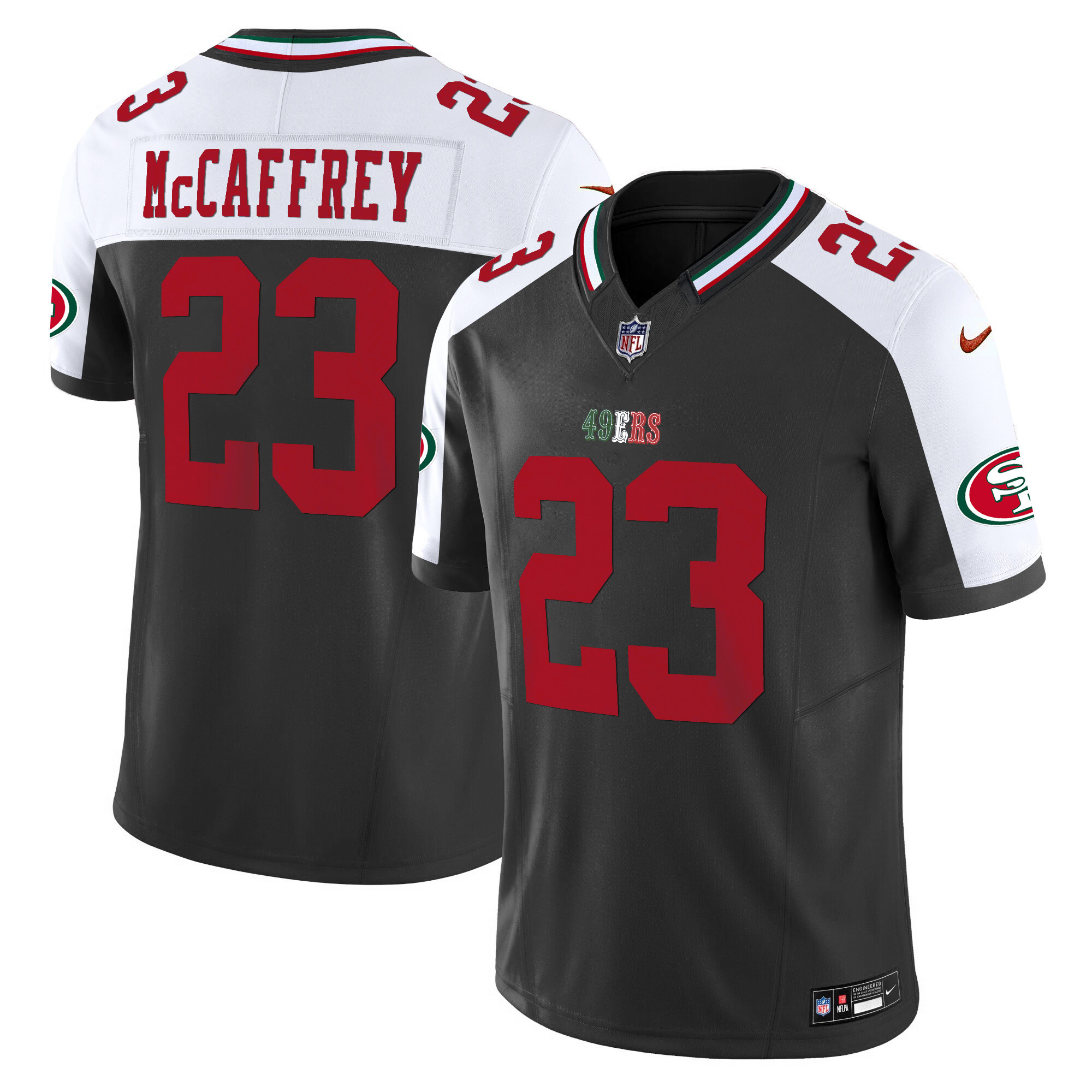 Men's 49ers Mexico 2024 Vapor Limited Jersey V2 - All Stitched - Image 32