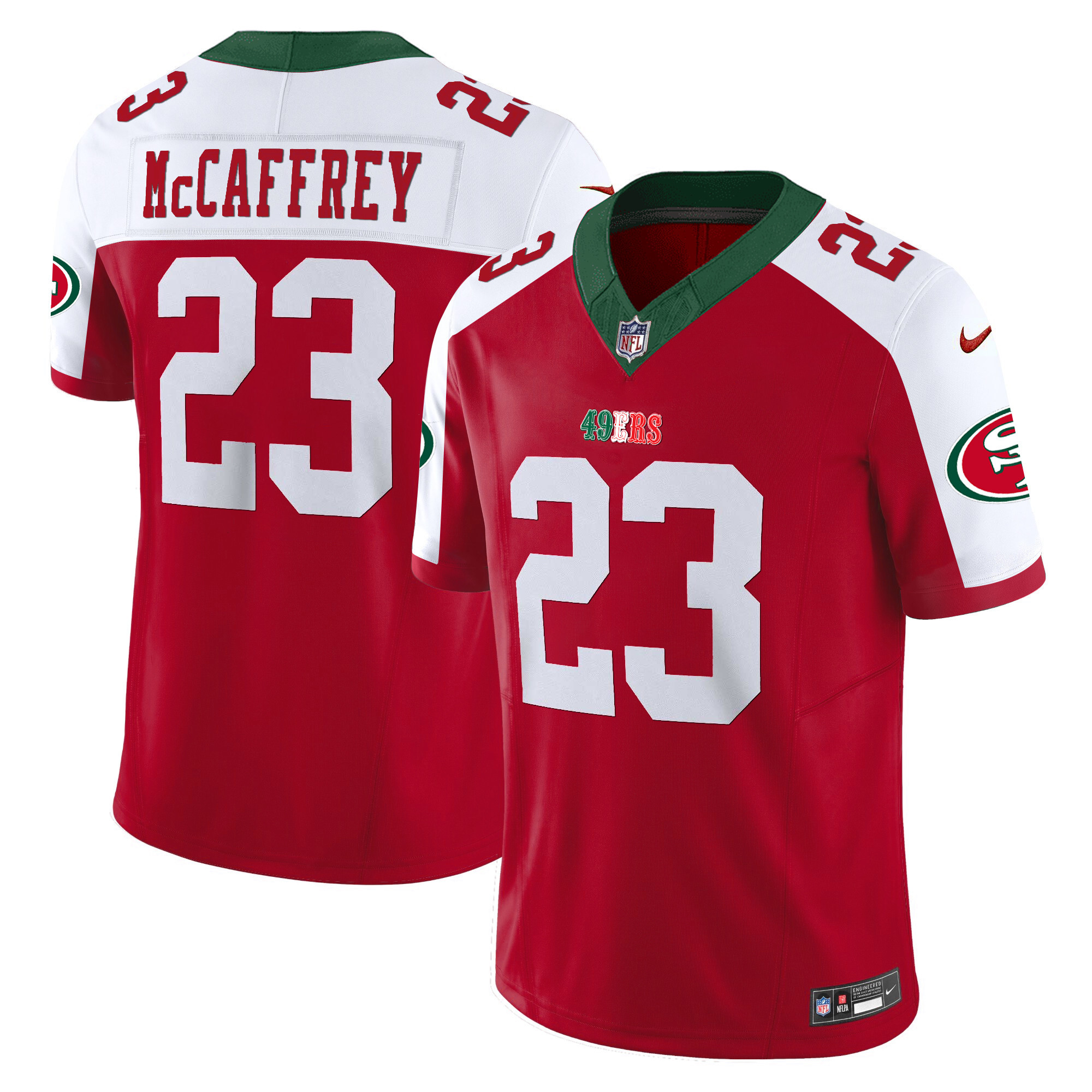 Men's 49ers Mexico 2024 Vapor Limited Jersey V2 - All Stitched - Image 42