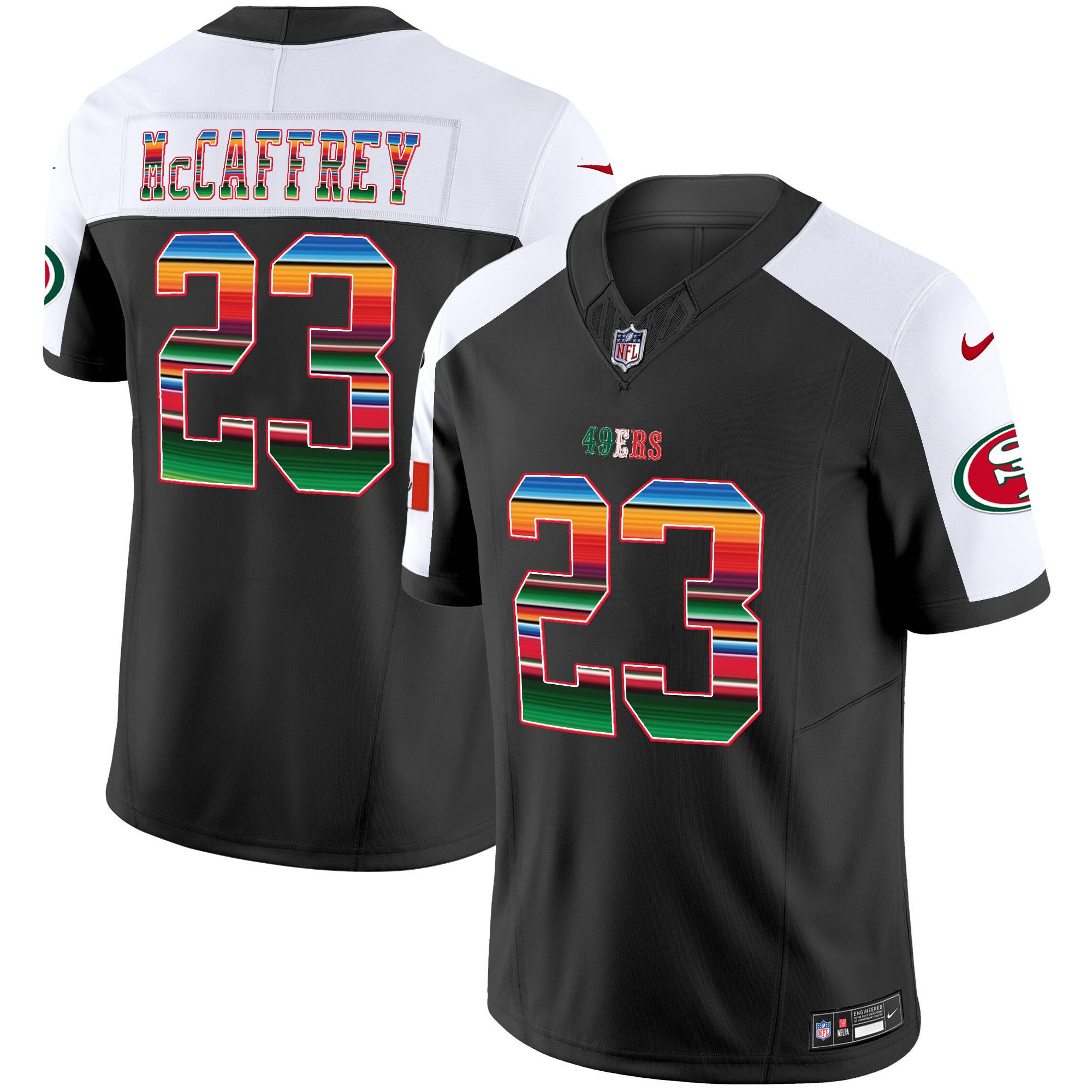 Men's 49ers Mexico Vapor Jersey V3 - All Stitched - Image 32