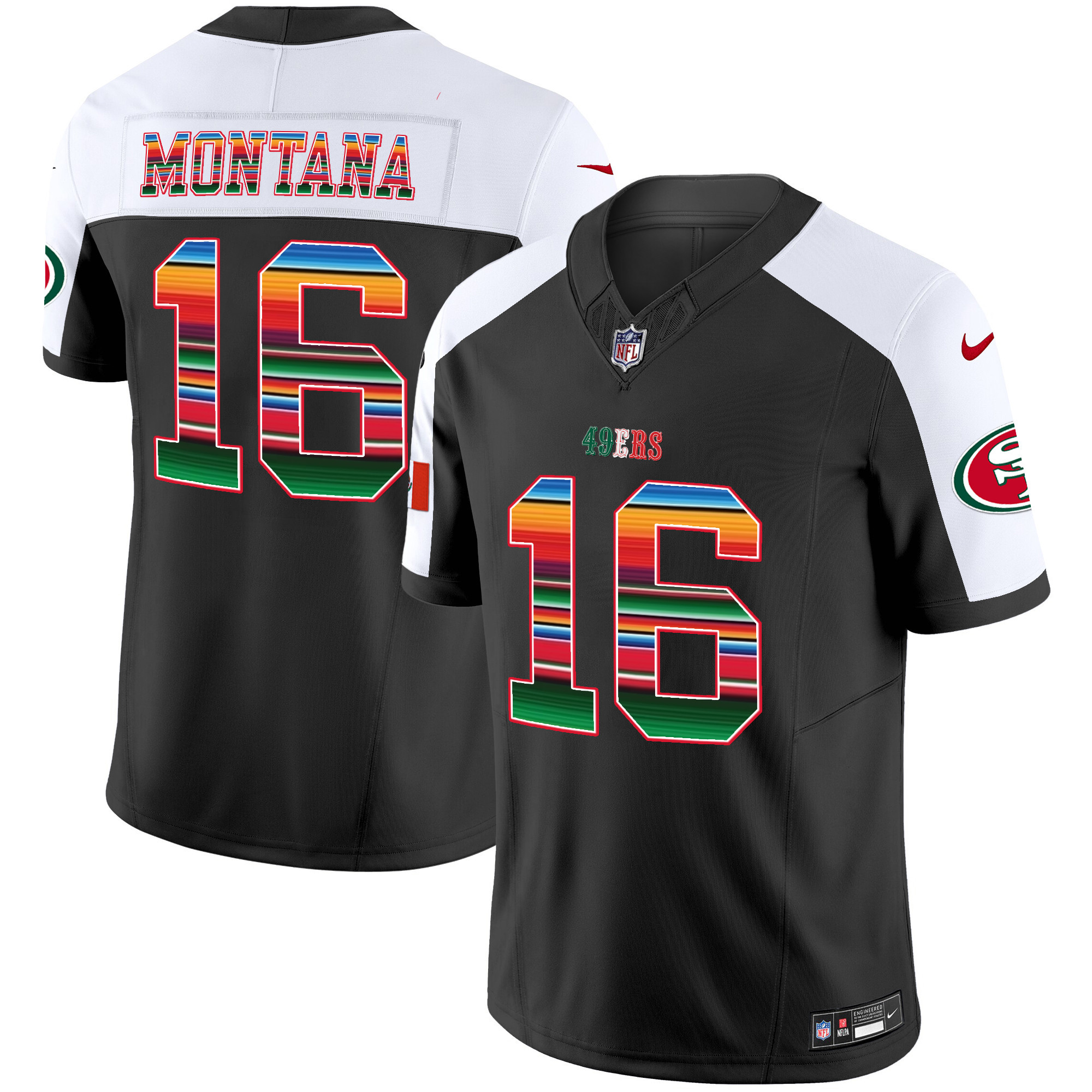 Men's 49ers Mexico Vapor Jersey V3 - All Stitched - Image 38