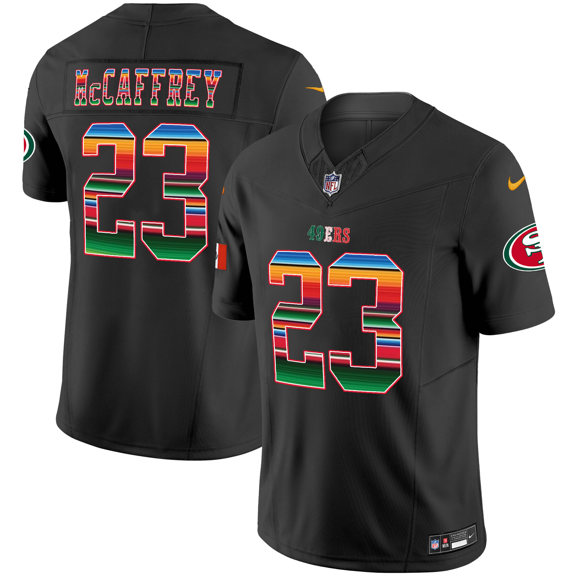 Men's 49ers Mexico Vapor Jersey V3 - All Stitched - Image 22