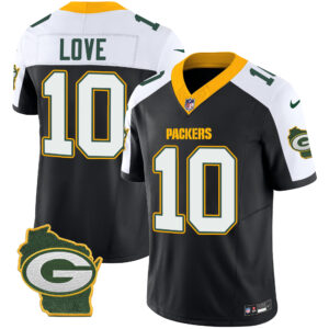 Men's Packers Home Patch Vapor Jersey V3 - All Stitched