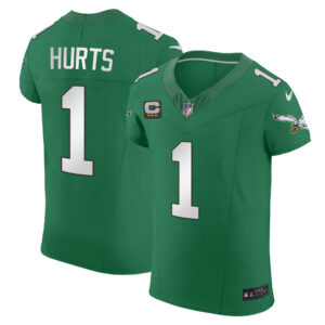 Men's Eagles Kelly Green Vapor Elite Jersey - All Stitched
