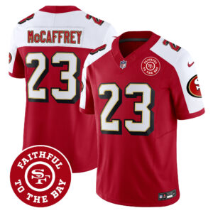 Men's 49ers Throwback Faithful To The Bay Patch Vapor Limited Jersey - All Stitched