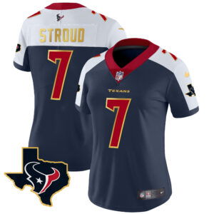 Women's Houston Texans Gold Trim Vapor Jersey - All Stitched