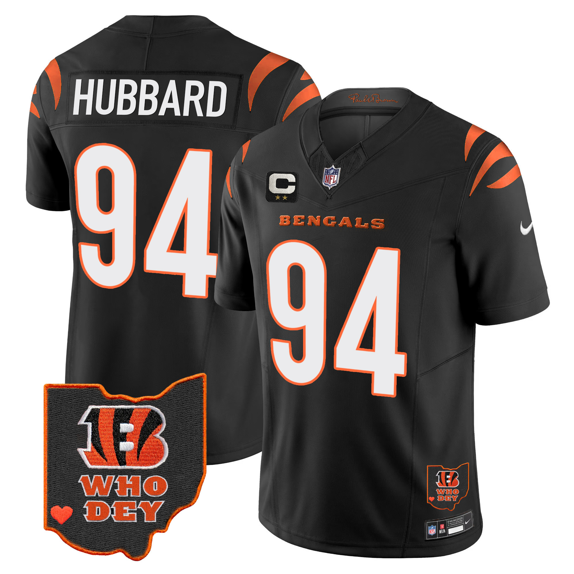 Men's Bengals Ohio Patch Vapor Limited Jersey V2 - All Stitched - Image 17