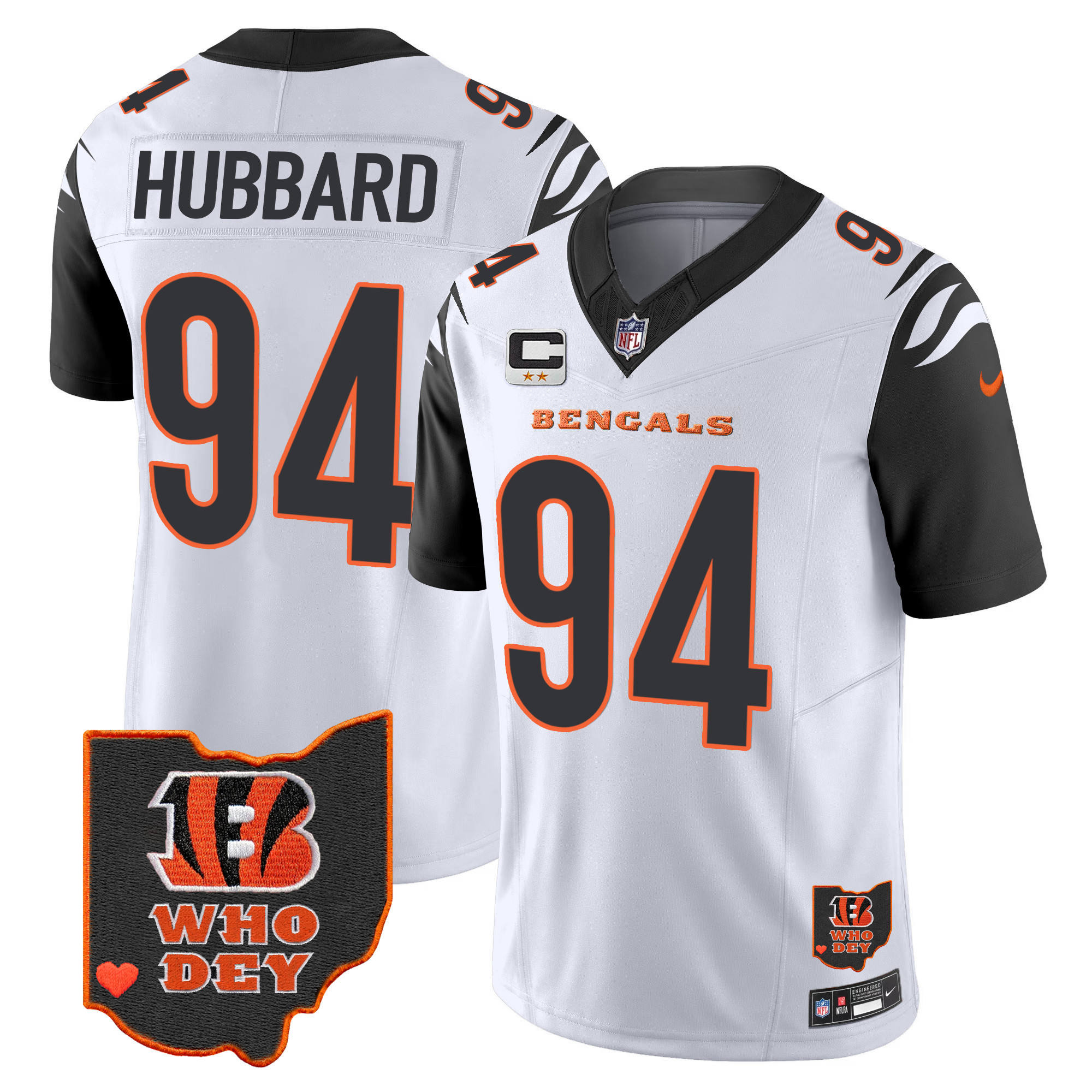 Men's Bengals Ohio Patch Vapor Limited Jersey V2 - All Stitched - Image 31