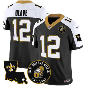 Men's Saints EST. 1967 Patch Vapor Jersey - All Stitched