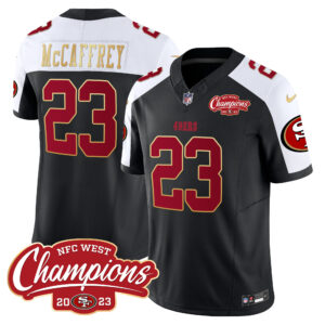 Men's 49ers NFC West Champions Gold Trim Vapor Jersey - All Stitched