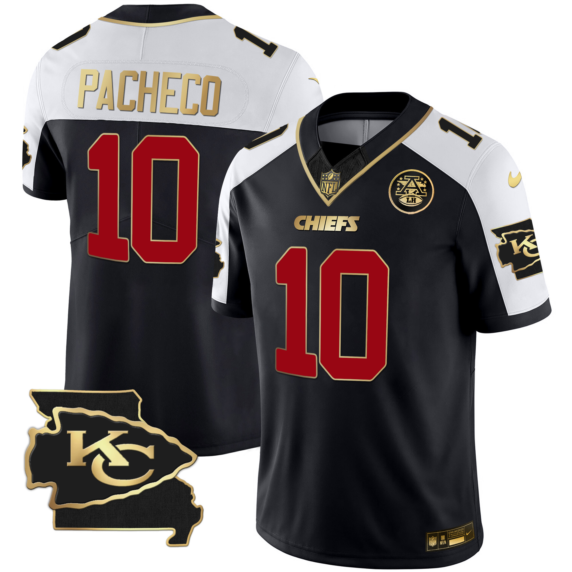 Men's Chiefs Missouri Patch Vapor Limited Jersey - All Stitched - Image 11