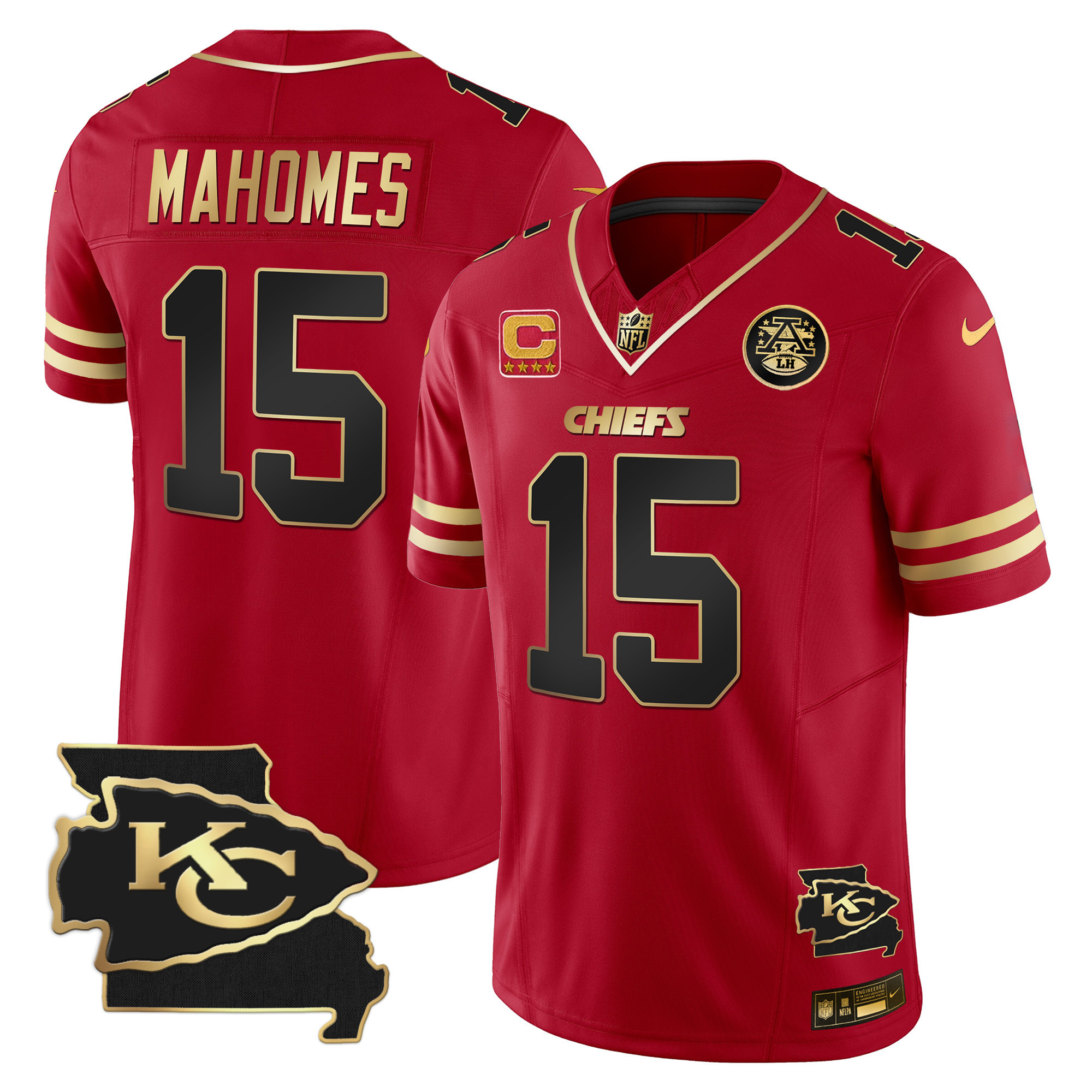 Men's Chiefs Missouri Patch Vapor Limited Jersey - All Stitched - Image 13