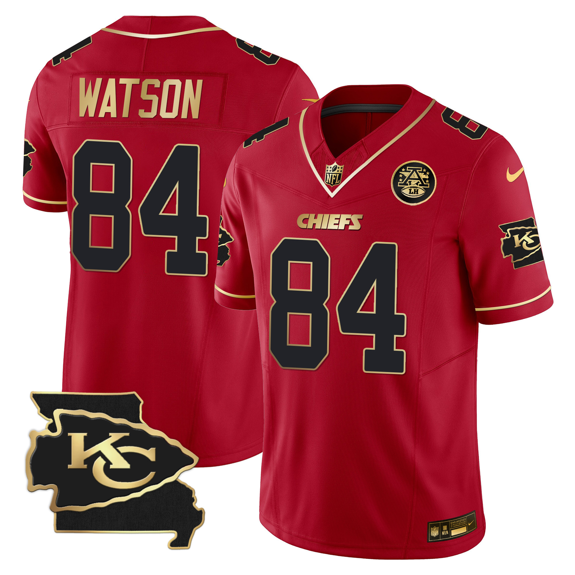 Men's Chiefs Missouri Patch Vapor Limited Jersey - All Stitched - Image 24