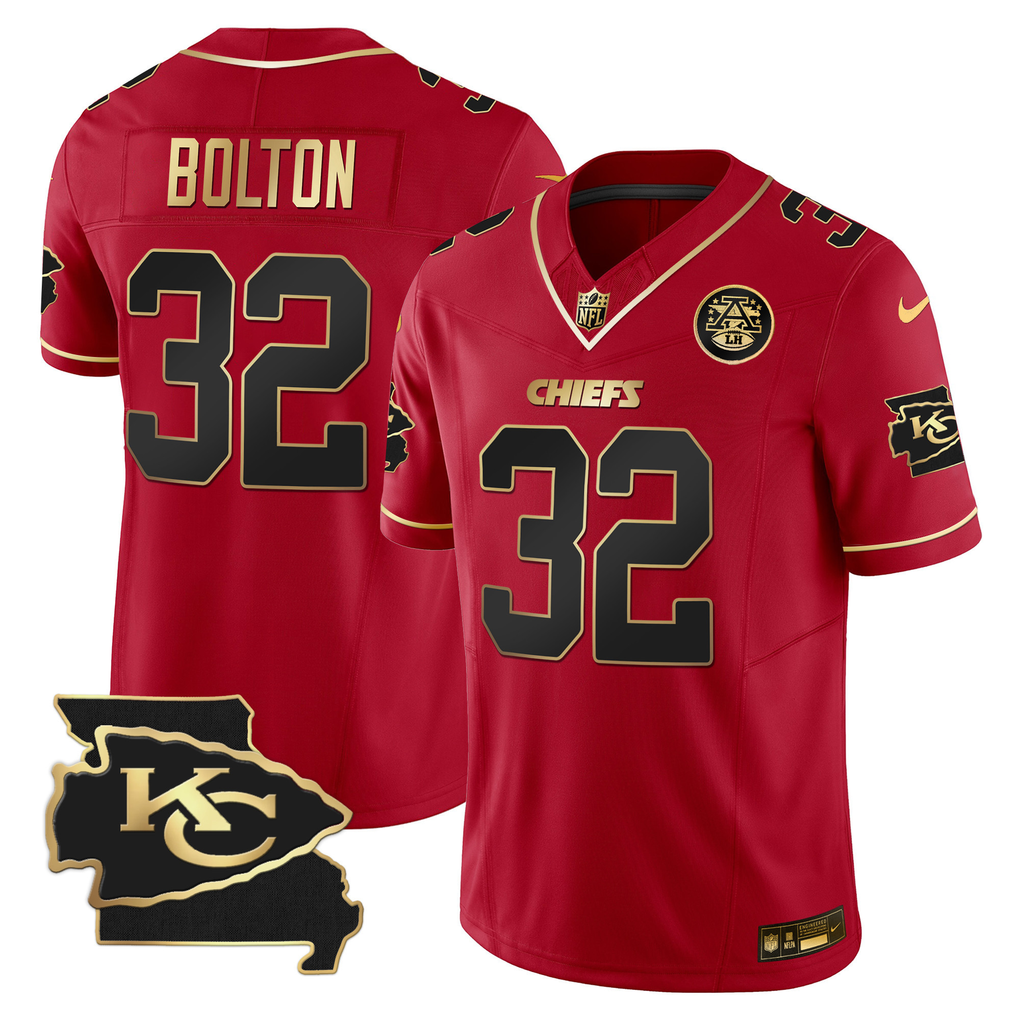 Men's Chiefs Missouri Patch Vapor Limited Jersey - All Stitched - Image 21