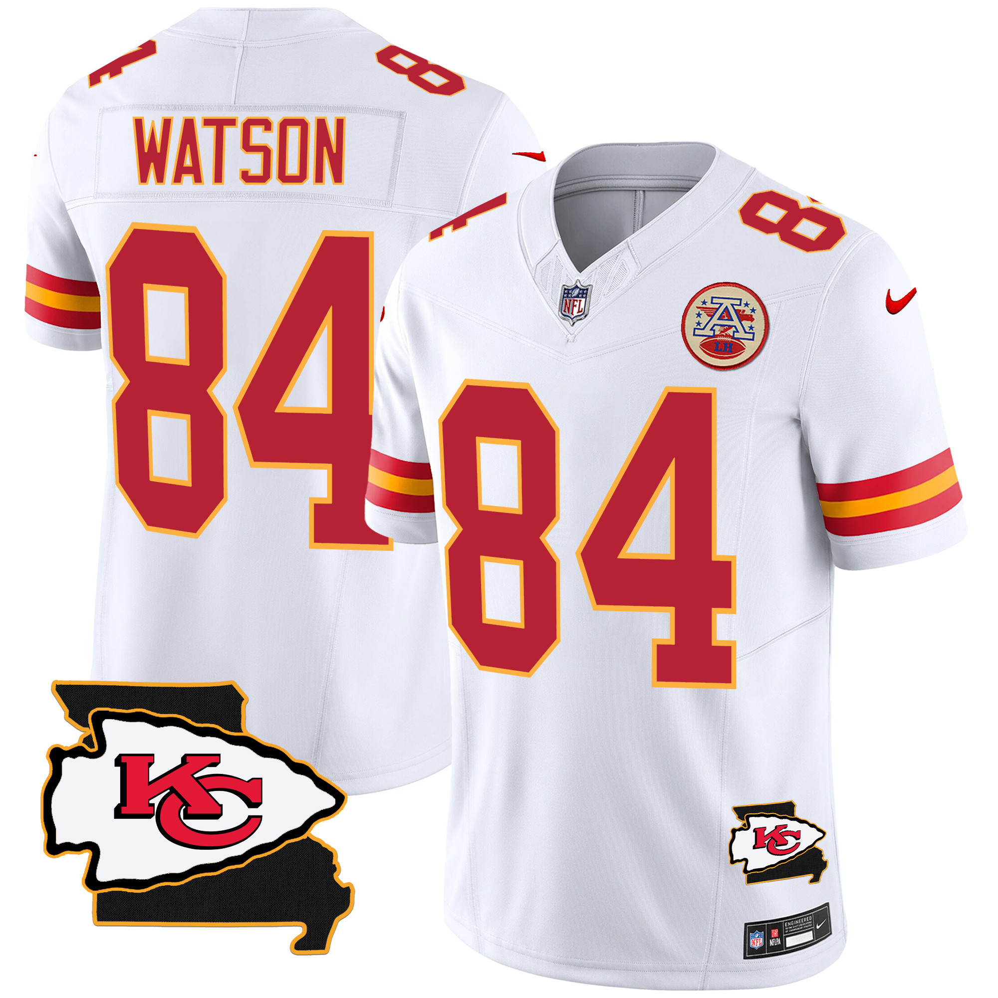 Men's Chiefs Missouri Patch Vapor Limited Jersey - All Stitched - Image 42