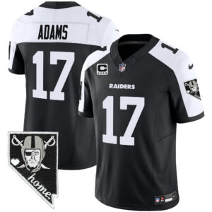 Men's Raiders Nevada Home Patch Vapor Jersey - All Stitched