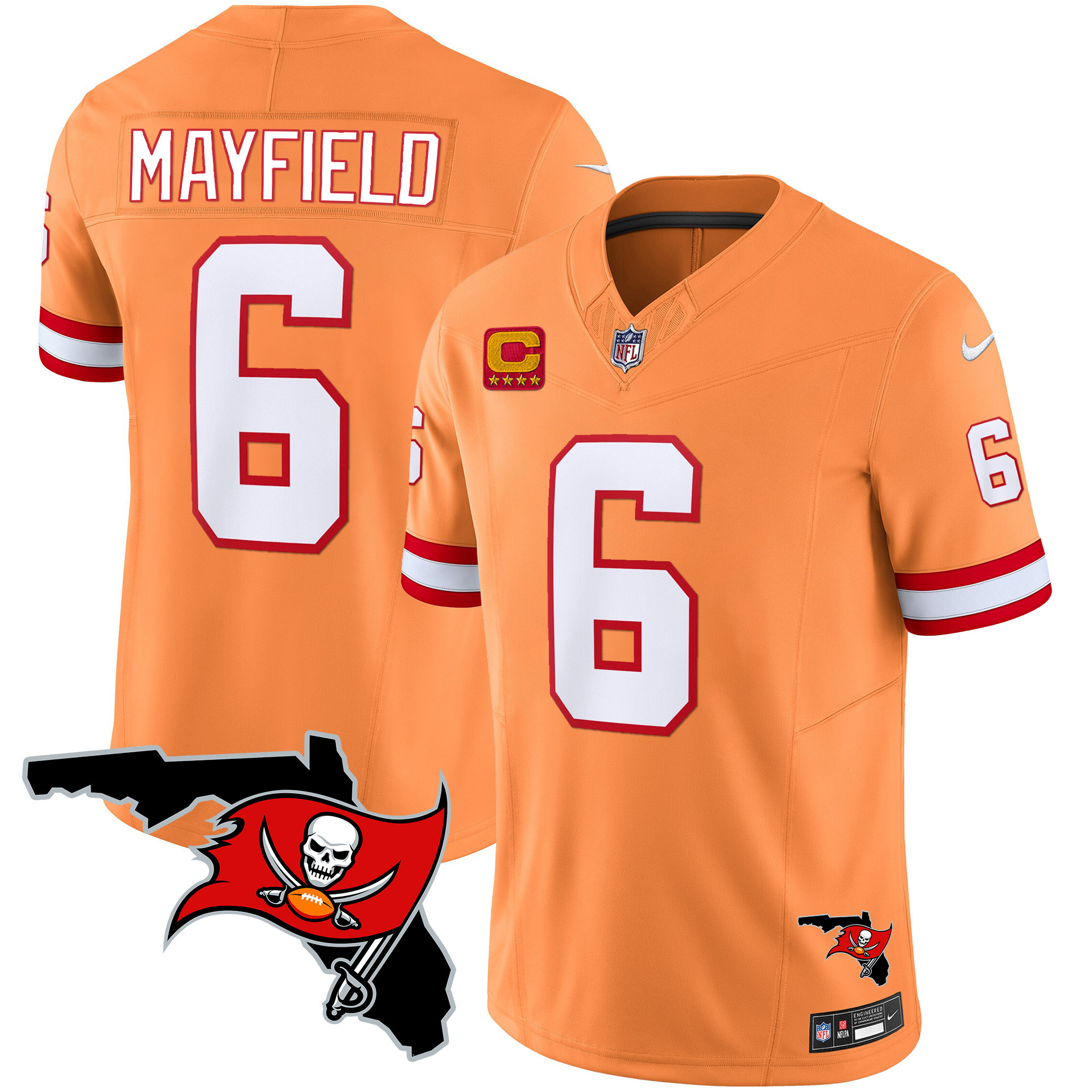 Men's Buccaneers Florida Patch Vapor Limited Jersey - All Stitched - Image 39