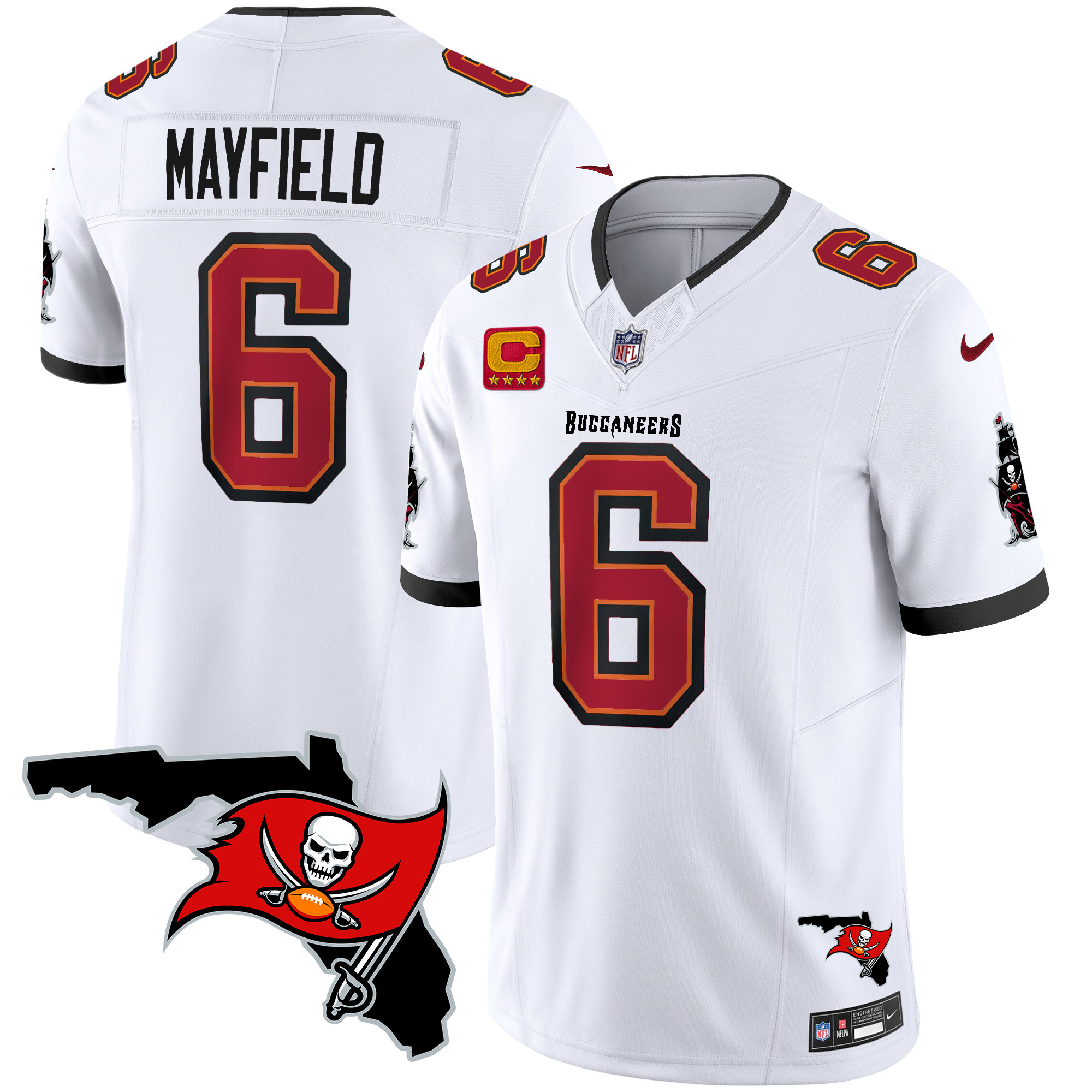 Men's Buccaneers Florida Patch Vapor Limited Jersey - All Stitched - Image 25