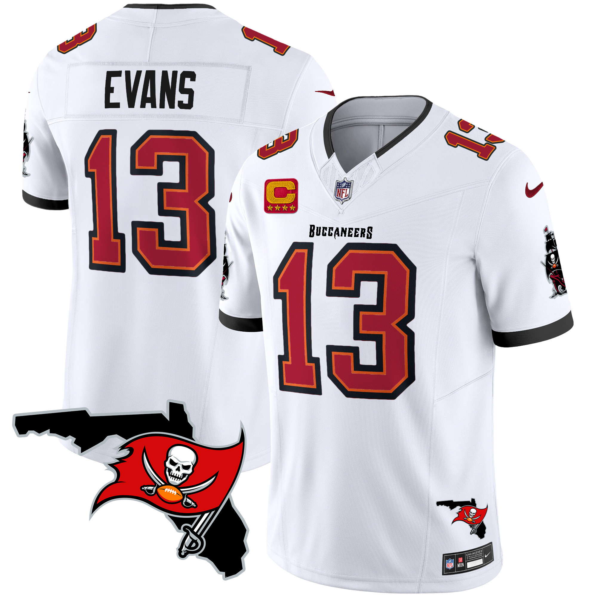 Men's Buccaneers Florida Patch Vapor Limited Jersey - All Stitched - Image 23