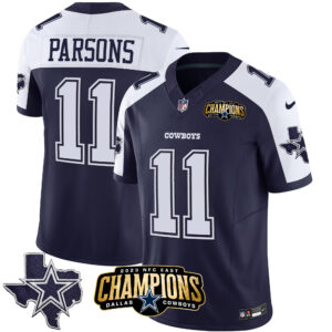 Men's Cowboys 2023 NFC East Champions Patch Vapor Jersey - All Stitched