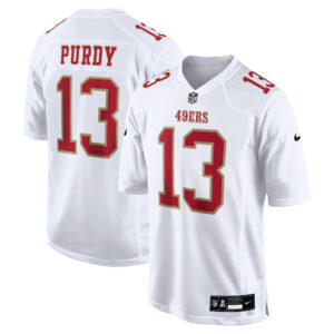 San Francisco 49ers Tundra White Game Jersey - All Stitched