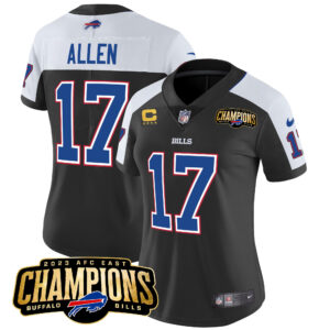 Women's Bills 2023 AFC East Champions Patch Vapor Jersey - All Stitched