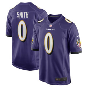 Roquan Smith Baltimore Ravens Purple Jersey - All Stitched