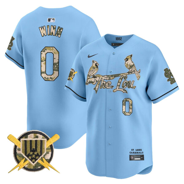 Men's St. Louis Cardinals Armed Forces Day Vapor Premier Limited Jersey - All Stitched - Image 11