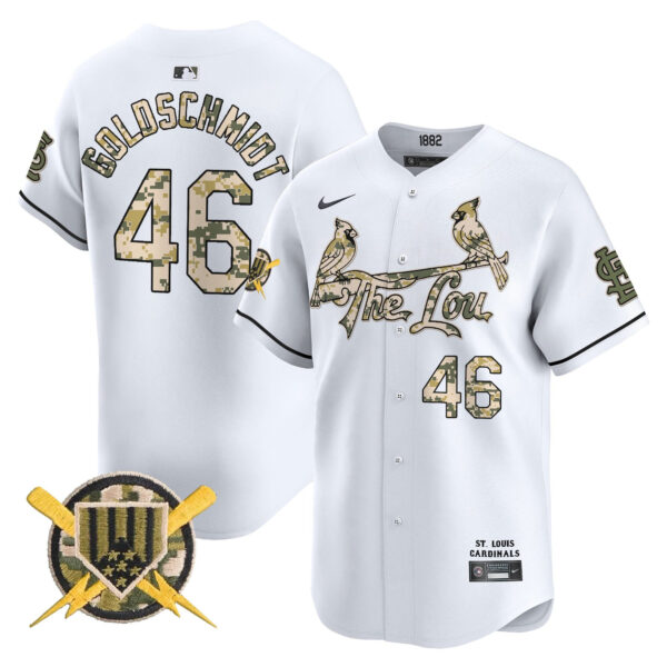 Men's St. Louis Cardinals Armed Forces Day Vapor Premier Limited Jersey - All Stitched - Image 24