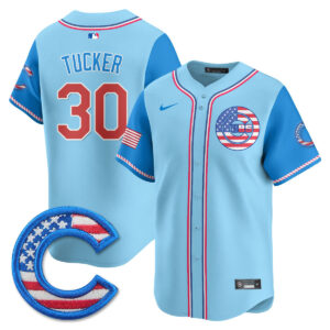 Men's Chicago Cubs 2025 Fourth of July Vapor Premier Limited Jersey - All Stitched