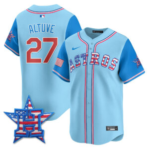 Men's Houston Astros 2025 Fourth of July Vapor Premier Limited Jersey - All Stitched