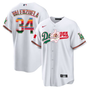 Men's Dodgers Mexico Cool Base Limited Jersey V4 - All Stitched