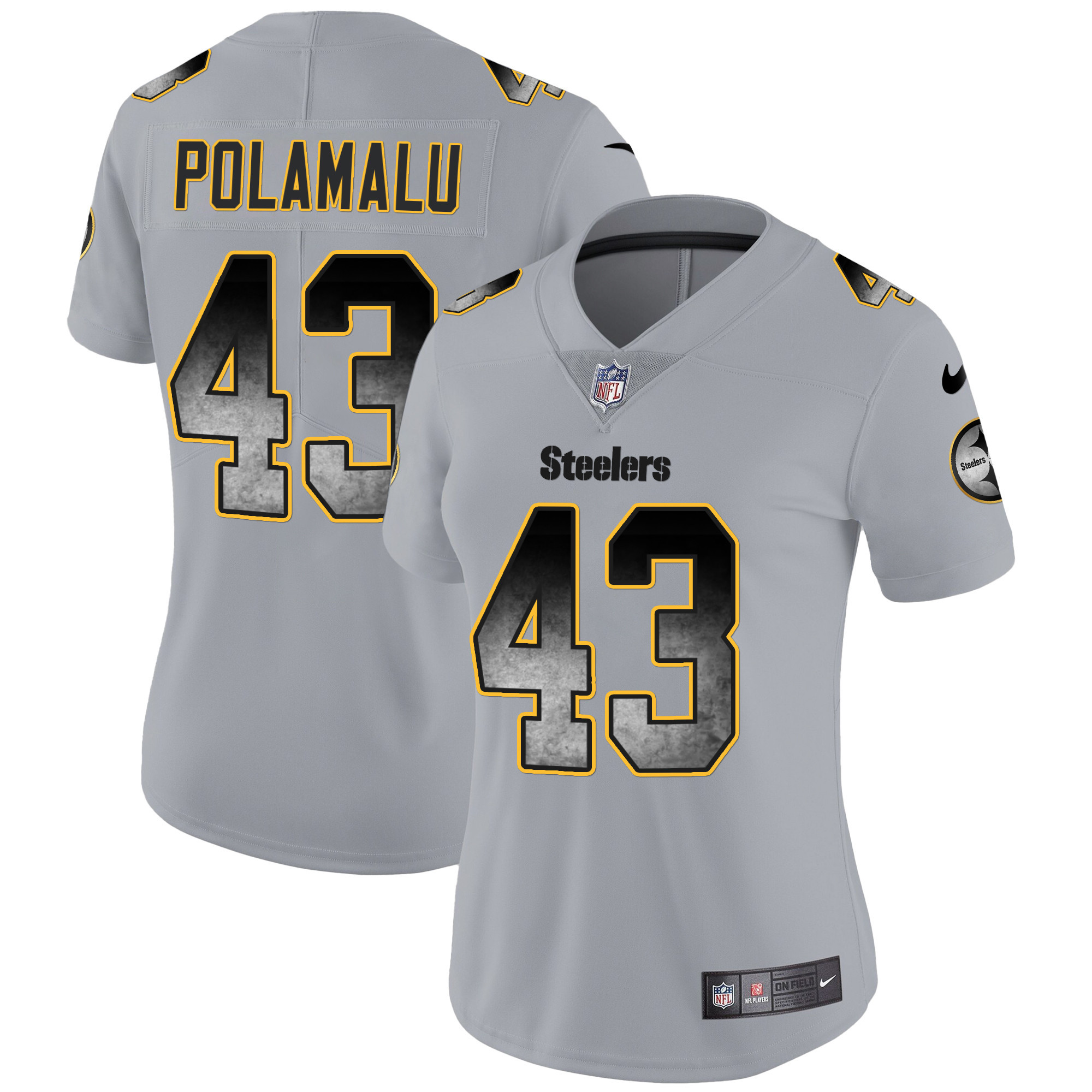 Women's Steelers Arch Smoke Vapor Jersey - All Stitched - Image 27