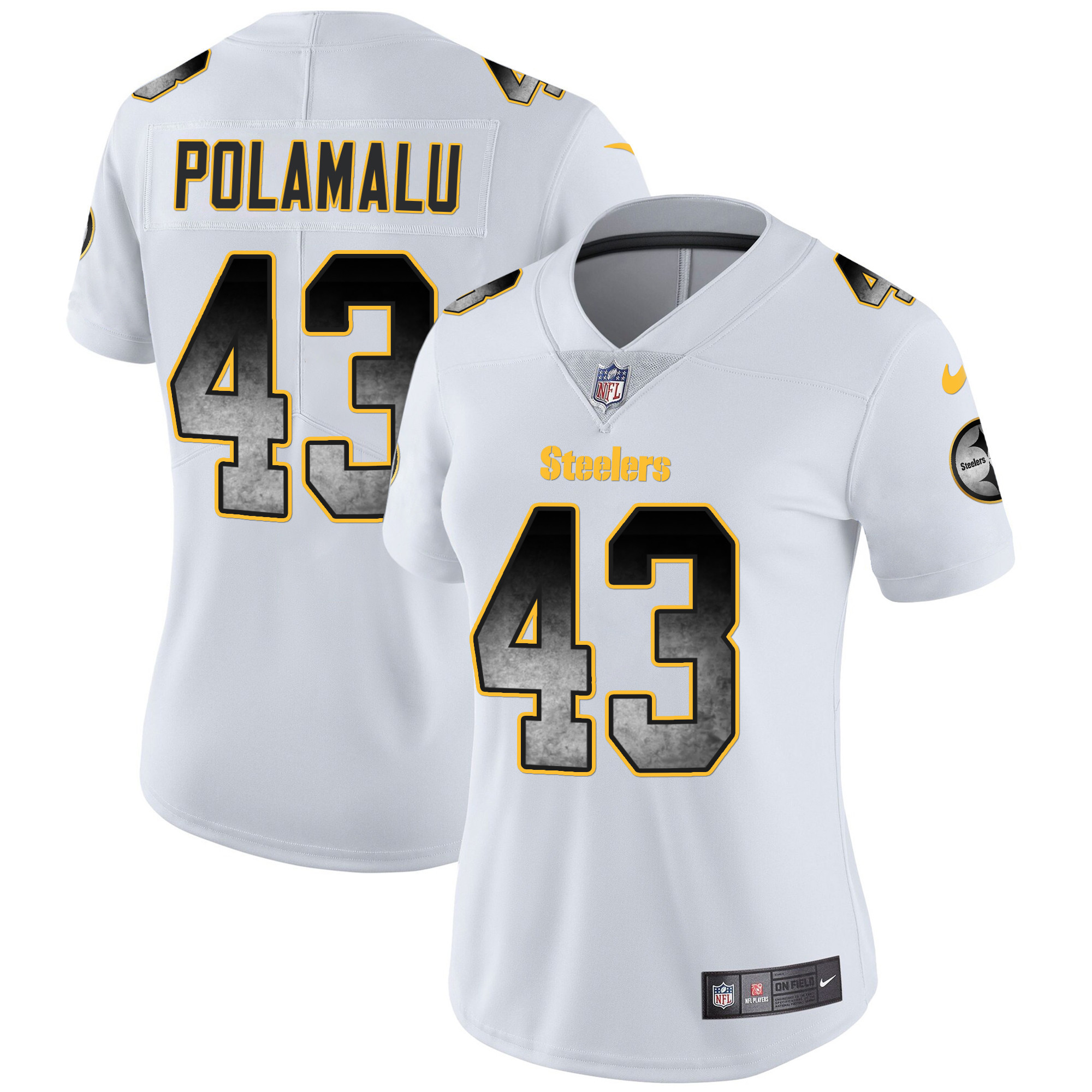 Women's Steelers Arch Smoke Vapor Jersey - All Stitched - Image 20