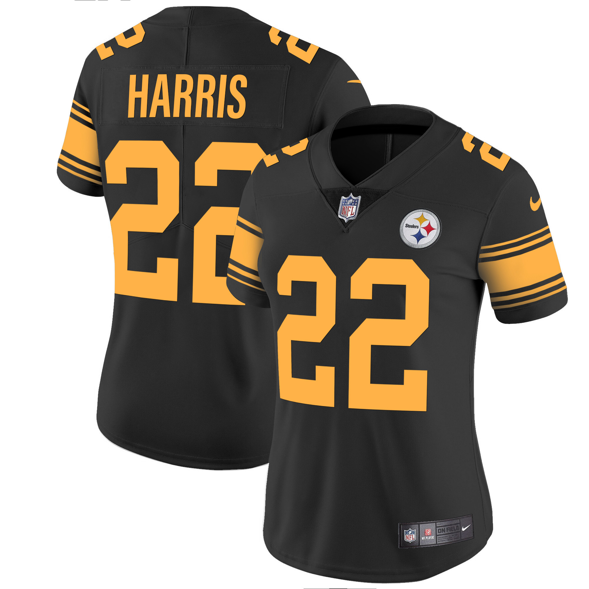 Women's Steelers Vapor Limited Jersey - All Stitched - Image 4