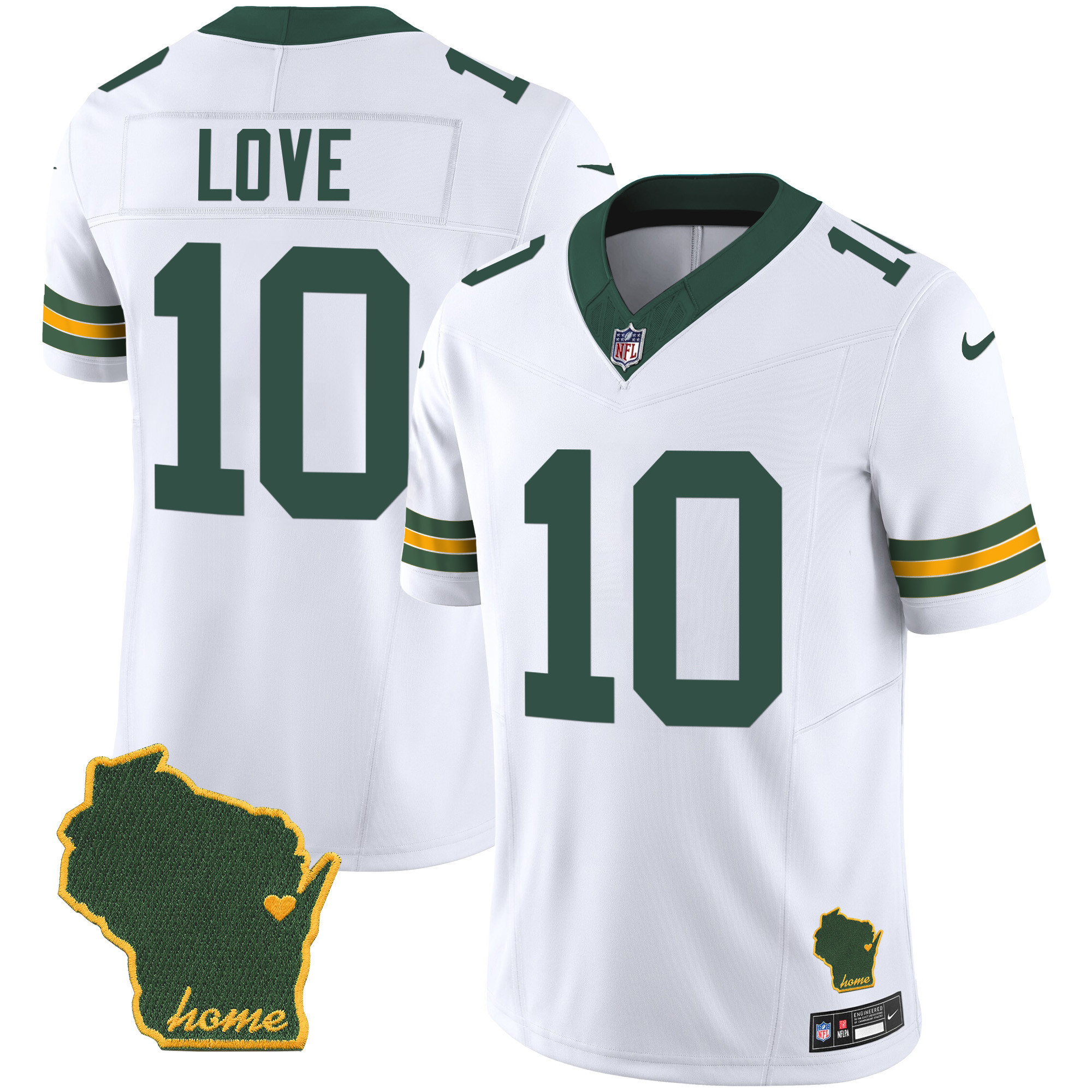 Men's Packers Home Patch Vapor Jersey - All Stitched - Image 13